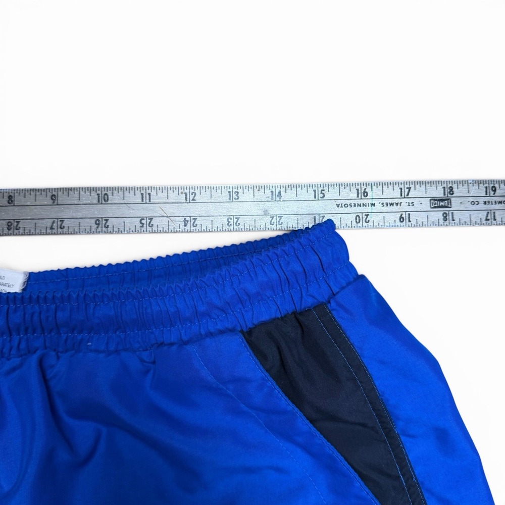Chaps Ralph Lauren Mens Vtg Blue Shorts Swim Trunks Large Drawstring Pockets - Picture 4 of 7